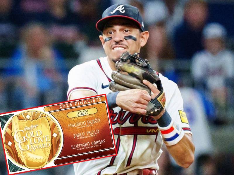 El hondureño Mauricio Dubón ha sido nominado al Guante de Oro por tercera vez en las Grandes Ligas tras su destacada participación con los Bravos de Atlanta.