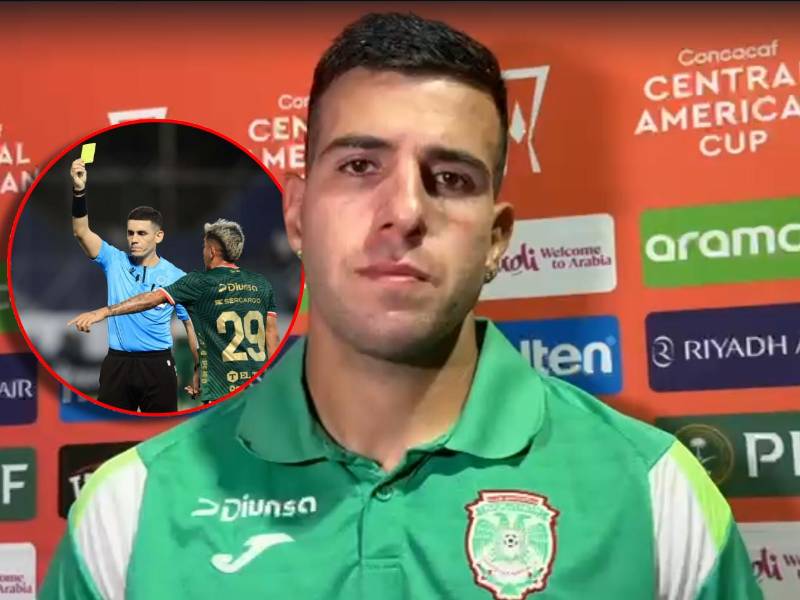 El delantero argentino se quejó fuertemente del arbitraje y consideró que eso los perjudicó.