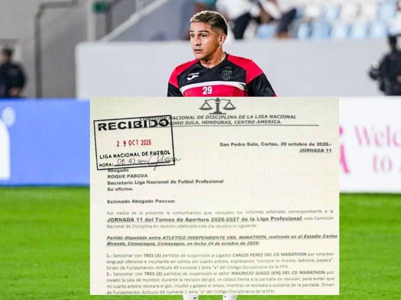 Carlos Pérez recibió una sanción de tres partidos tras insultar a la réferi Merlin Soto.