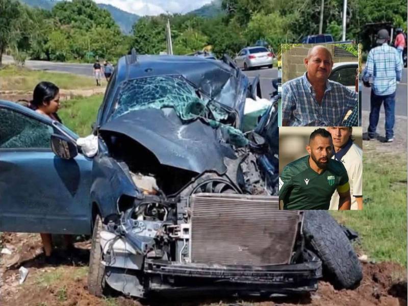 El vehículo quedó destruido en toda la parte frontal.