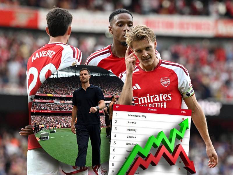 Arsenal se impuso sobre el Chelsea de Xabi Alonso y mantiene la pelea con el Manchester City por el liderato.