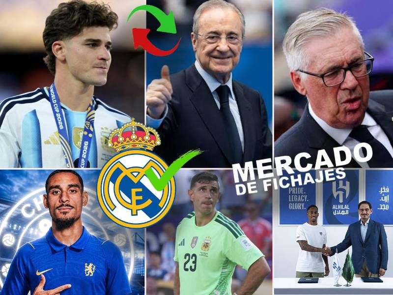 Las últimas novedades en el mercado de fichajes de Europa: Real Madrid presenta ofertan formal de 100 millones por inesperado delantero, la bomba de Julián Álvarez en Inglaterra e Italia con nuevo entrenador.