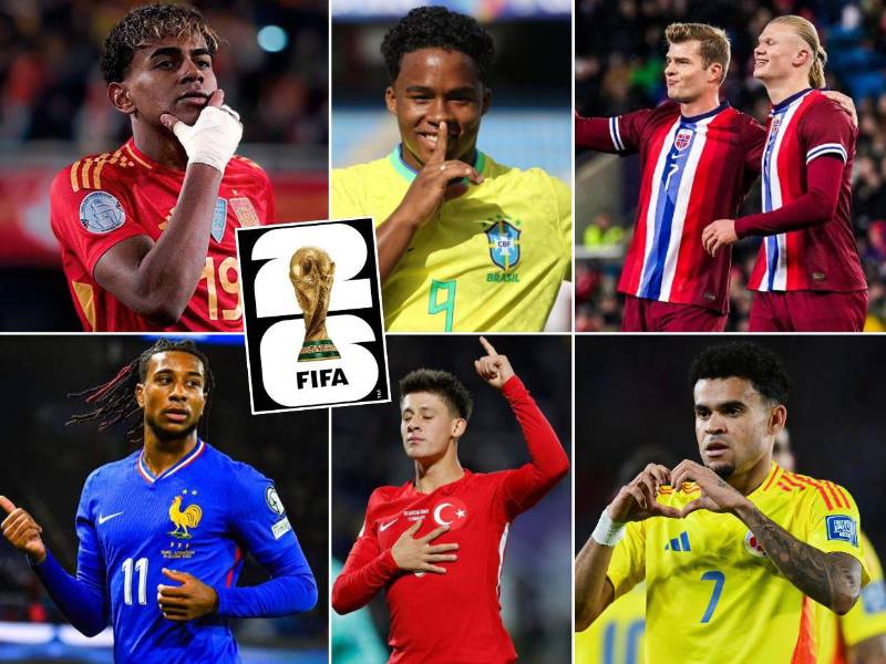 Estos son los famosos futbolistas que tendrán la oportunidad de vivir su primera experiencia en las Copas del Mundo. Uno de ellos se convertirá en el más joven de toda la historia en disputar el certamen.
