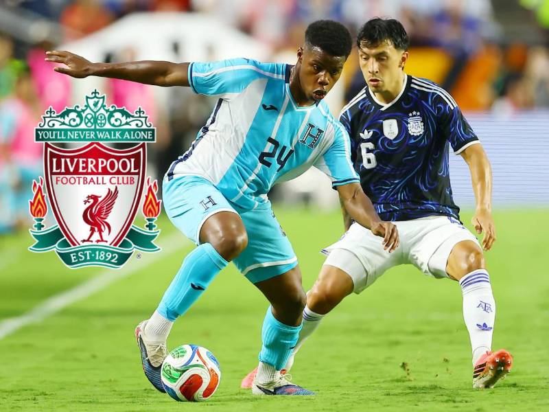 Keyrol Figueros disputó todo el segundo tiempo en el Honduras vs Argentina y fue su estreno oficial con la Bicolor. Foto EFE.