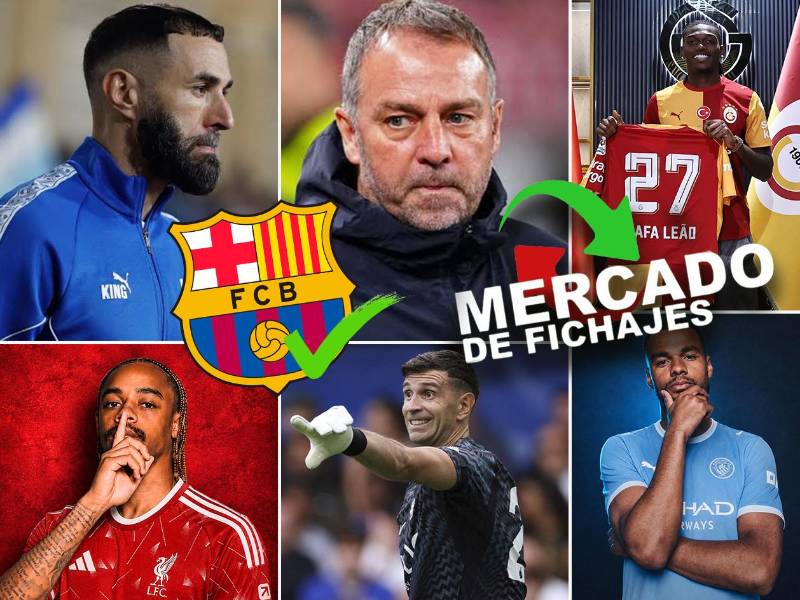 Arde el mercado de fichajes en el tramo final: Barcelona concretó una nuevo refuerzo para su delantera, Manchester City buscar está listo para incorporar a una figura del Liverpool y la decisión de Karim Benzema en Arabia.