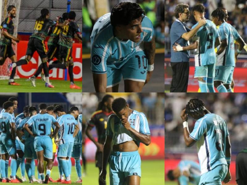 Luis Palma fue el héroe de Honduras, la Bicolor se salva del descenso en la Liga de Naciones y rostros tristes de los jugadores catrachos tras el empate ante Jamaica.