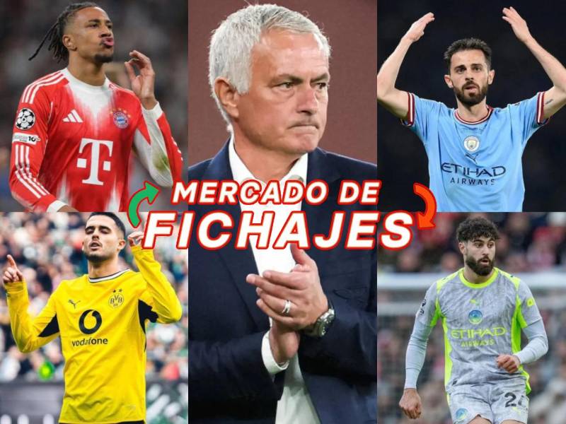 Real Madrid anuncia a Mourinho y le roba fichaje a Barcelona; PSG quiere al futbolista sensación del momento: los últimos rumores y fichajes de Europa.