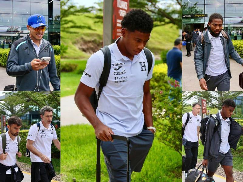 Honduras ya está en el país luego del fracaso ante Martinica en Liga de Naciones de Concacaf. Los jugadores no hablaron y se mostraron con caras muy cabizbajas.