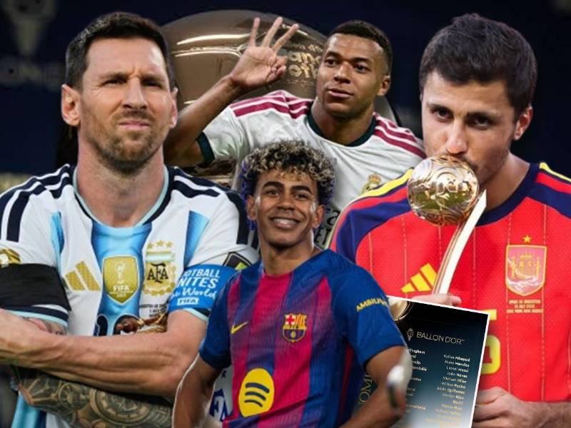 Messi, Mbappé, Rodri y Lamine Yamal son los grandes favoritos para conquistar el Balón de Oro 2026.