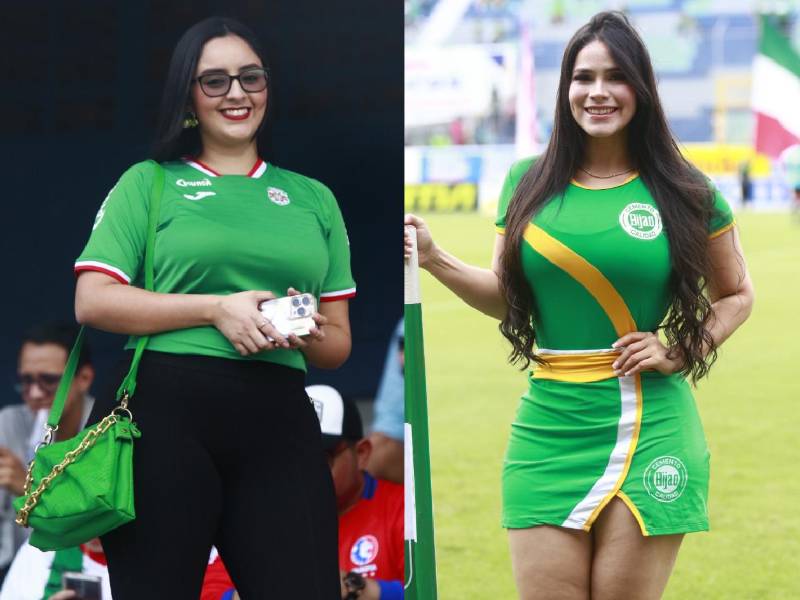 Estas hermosas chicas adornan la previa del Clásico entre Marathón y Olimpia.