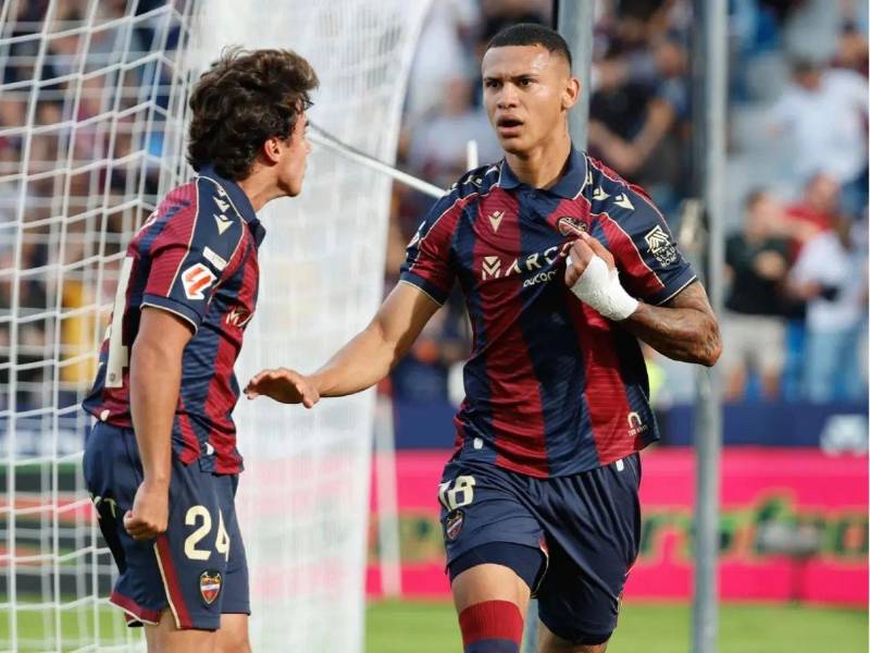 El volante hondureño finaliza la temporada con el Levante de La Liga de España.