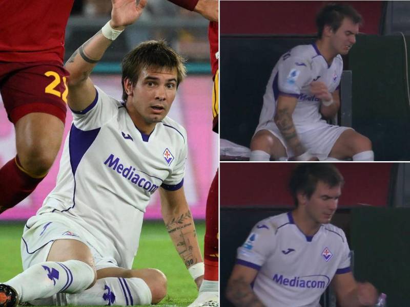 Franco Mastantuno fue titular en la dura derrota que sufrió la Fiorentina contra la Roma en el arranque de la Serie A.