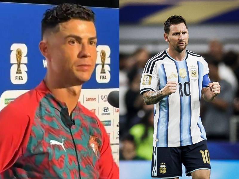 Cristiano Ronaldo se molesta con periodista y lo ignora por culpa de Messi