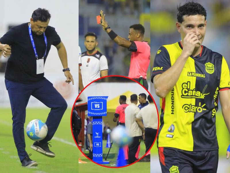 Real España fue frenado por Independiente en un partido donde se quedó con 10 jugadores y el árbitro fue protagonista, pero el FVS-VAR le salvó el trabajo.