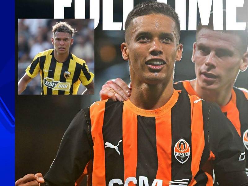 ¡Kervin Arriaga, borrado! Shakhtar se impone al AEK por Champions League