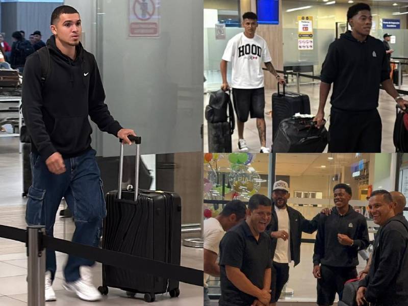 Erick Puerto, Kervin Arriaga y Dereck Moncada arribaron a Honduras durante la madrugada para sumarse a la 'H' y afrontar la primera prueba de fuego de José Francisco Molina: la Liga de Naciones de Concacaf.