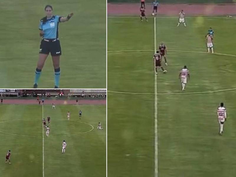 Los futbolistas de Mineros y Correcaminos decidieron no jugar durante el primer minuto del encuentro.
