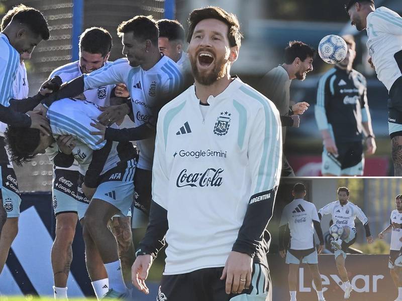 Todo lo que se vivió este lunes en el último entrenamiento de Leo Messi con la selección de Argentina previo a su despedida en el Estadio Monumental.