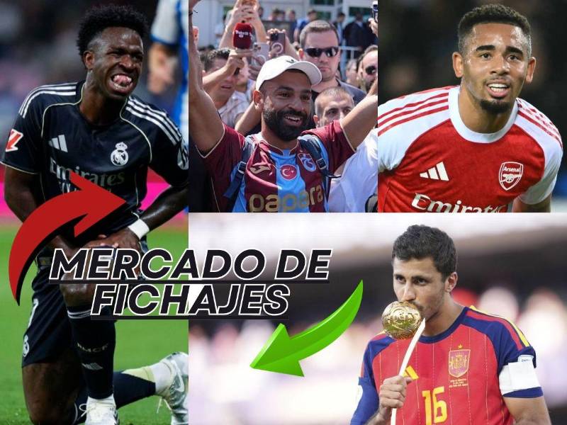 Mercado de fichajes: se va del Real Madrid a Italia, Vinicius toma rumbo a la casa blanca, Barcelona se marcha de Rodri y Arsenal sorprende con jugador