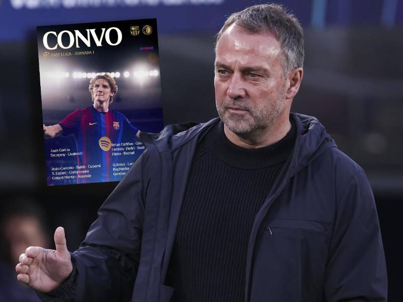 Hansi Flick dio a conocer la convocatoria del Barcelona para enfrentar este miércoles al Feyenoord en la Champions.