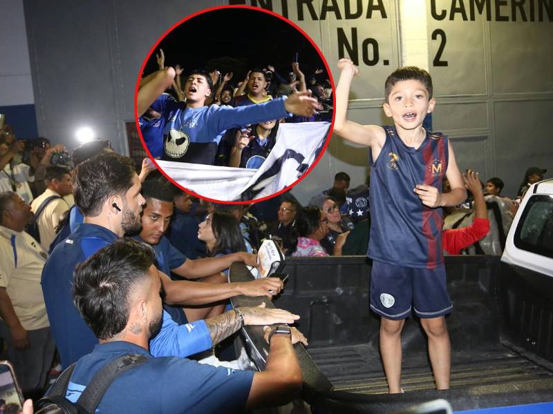 Los aficionados del Motagua llegaron en grandes cantidades al estadio Nacional y le dieron un caliente ambiente al equipo en el último entrenamiento antes de enfrentarse a la Liga Alajuelense de Costa Rica.
