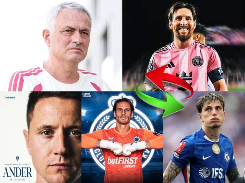 José Mourinho busca nuevo fichaje, nueva baja en el Real Madrid e Inter Miami presenta al nuevo compañero de Messi: los últimos rumores y fichajes en el mercado internacional.