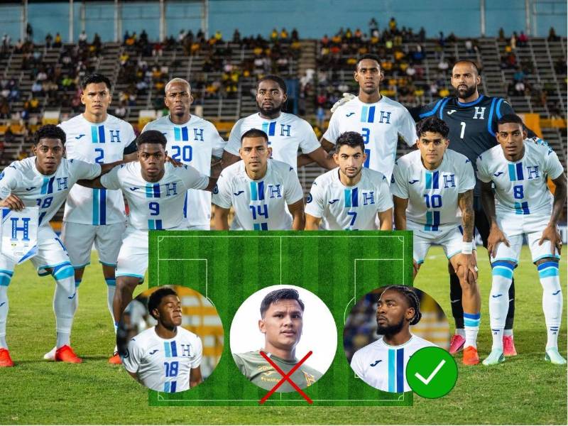 ¡ATENCIÓN! El 11 oficial de Honduras para enfrentar a Martinica por la fecha 3 de la Nations League. José Francisco Molina hizo cambios.