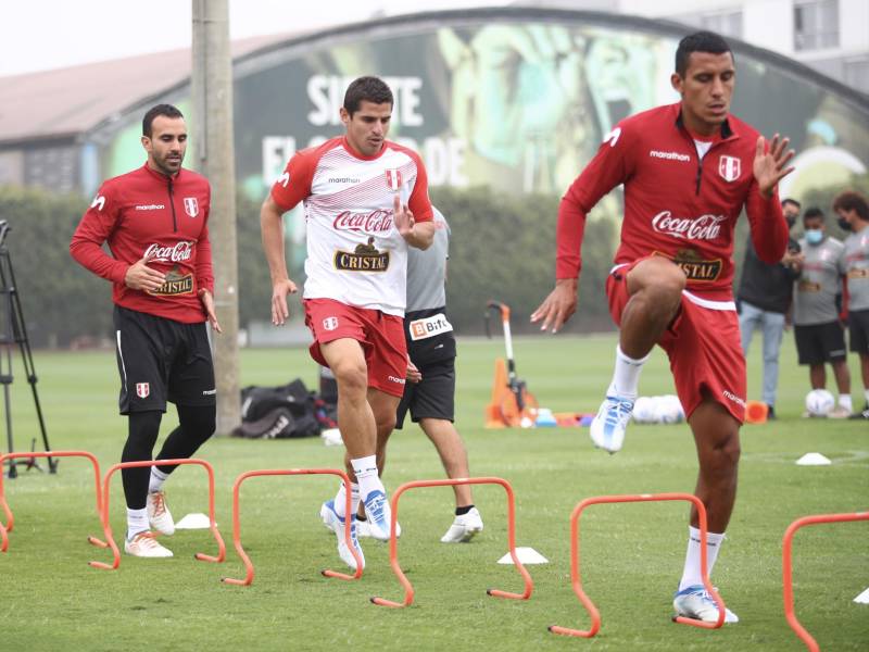 Entrenamiento de la selección de Perú durante esta semana.