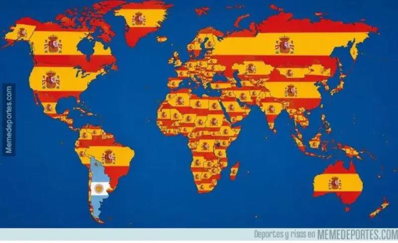 CR7 no se salva y liquidan a Messi: los memes de España campeón