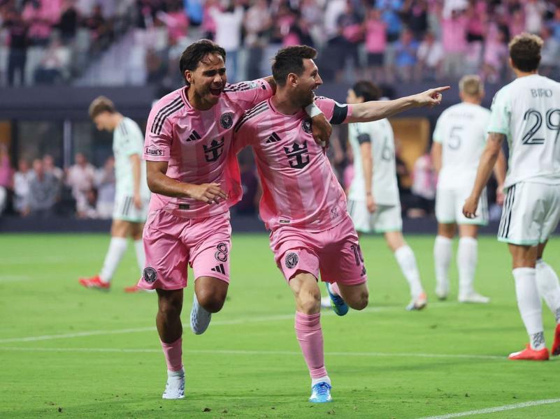 Joseph Rosales dejó en el suelo a Messi, Leo anotó gol histórico y el enfado de Mascherano en el Inter Miami - Austin FC