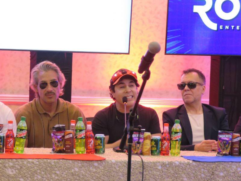 Juan Carlos Tinoco, César Franco y René García.