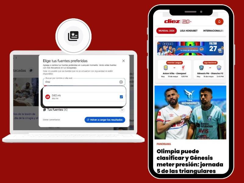 DIEZ es uno de los principales medios deportivos de Honduras y Centroamérica, con cobertura constante de fútbol nacional e internacional, ligas europeas, eliminatorias mundialistas, análisis, videos y contenido exclusivo.