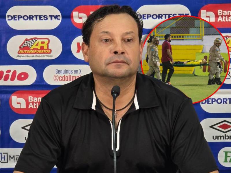 El DT de Real España fue consultado por la lesión de Nixon Cruz y explicó que fue lo que pasó con el futbolista.