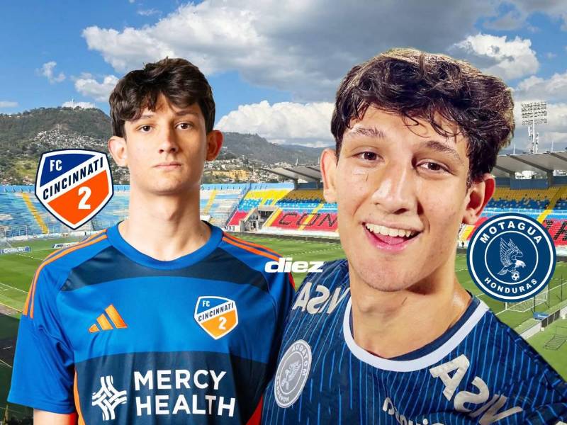 Mathías Vázquez salió de Motagua en calidad de préstamo al Cincinnati II y ha entrenado con el primer equipo. Fotos cortesía.