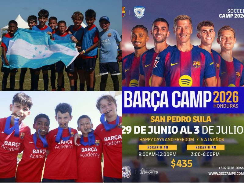 Esta será la segunda ocasión consecutiva en la que el Barça Academy Camp se desarrolla en Honduras.