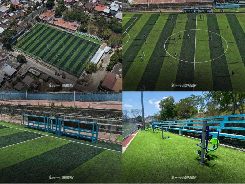 ¡HERMOSA CANCHA SINTÉTICA! Condepor inauguró hermoso campo sintético en la colonia Cerro Grande de Tegucigalpa. Aquí les compartimos las fotos.