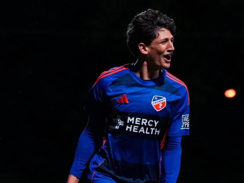 Mathías Vazquez rompe sequía y anotó primer gol en Estados Unidos con Cincinnati
