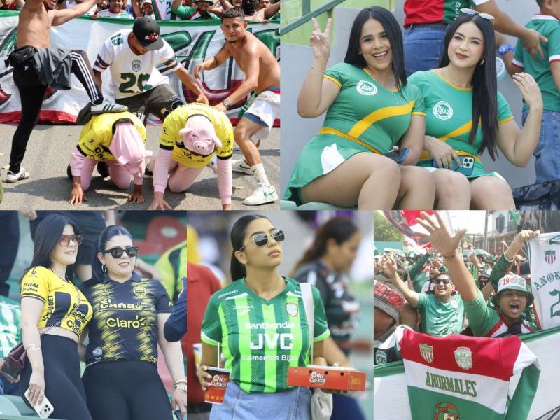 La barra de Marathón se burló de Real España en la llegada al Yankel Rosenthal, le cantaron a la directiva del Monstruo Verde y LENTE DIEZ capturó a las bellas chicas que engalan el Yankel Rosenthal.
