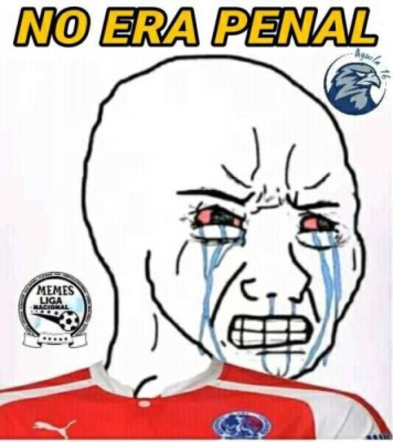 Memes: 'Trituran' al Motagua por dejar escapar el gane en el clásico ante Olimpia