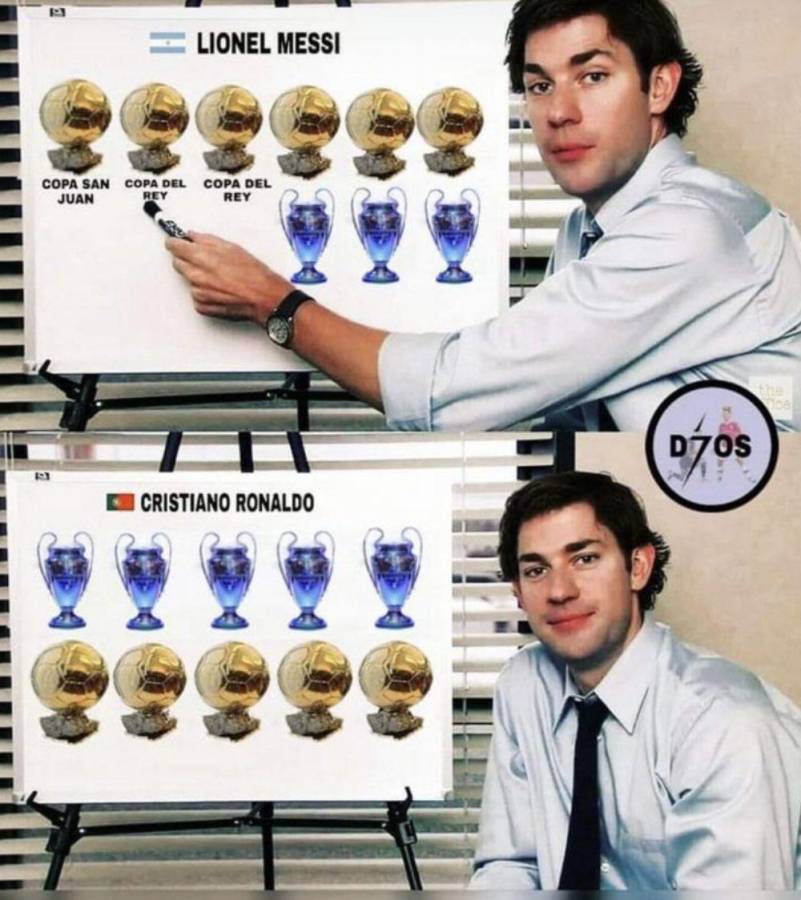 Los otros memes del Balón de Oro 2021 donde no perdonan a Messi ni a Cristiano Ronaldo