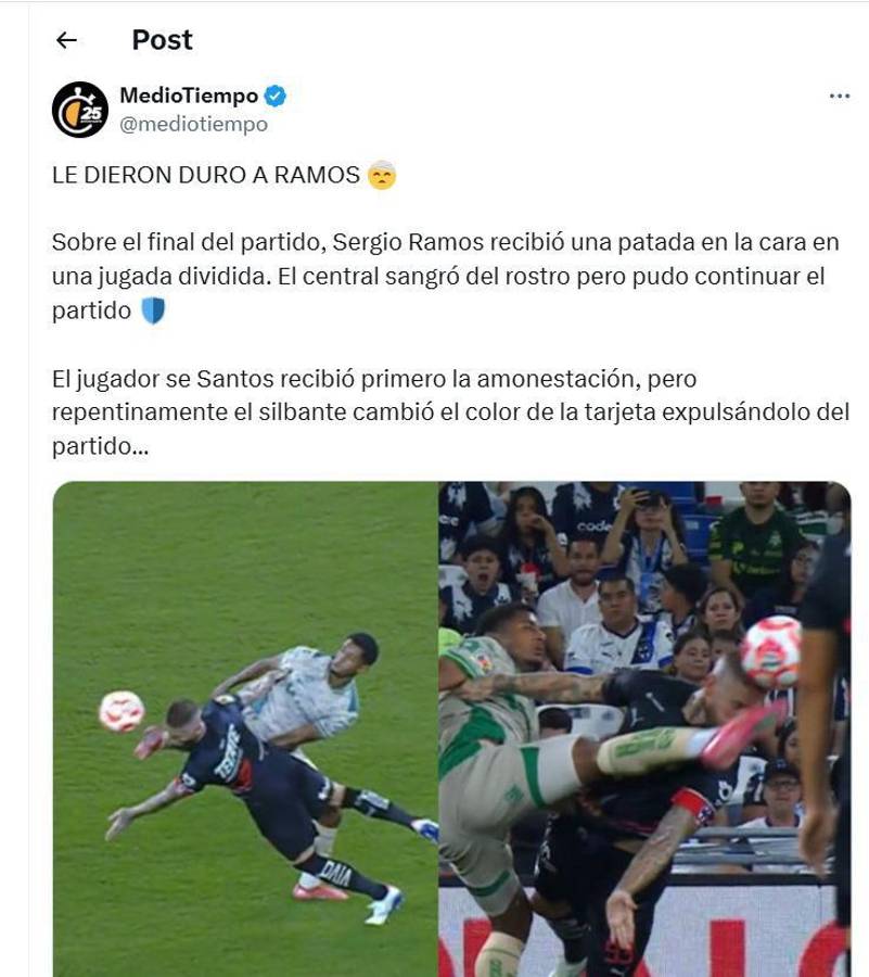 Así reaccionó la prensa tras lo que hizo Choco Lozano a Sergio Ramos: Debe regresar a Honduras y con él no