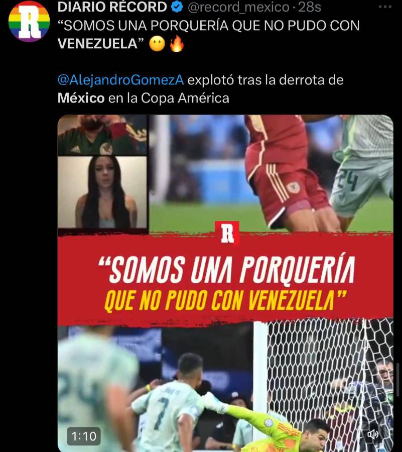 Faitelson y la prensa reacciona a la derrota de México ante Venezuela en la Copa América: “Somos una porquería”