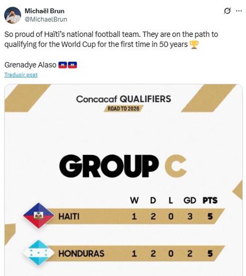 Es la selección a vencer; el país más pobre de América: esto dicen los medios de Haití previo al duelo ante Honduras