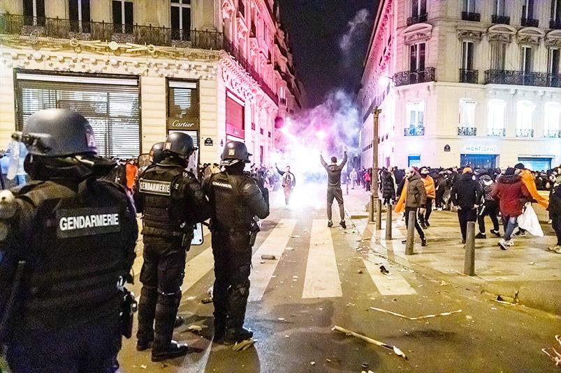 Máxima tensión en París: así se preparan para una ‘guerra civil’ y un ‘campo de batalla’ por las semifinales Francia - Marruecos
