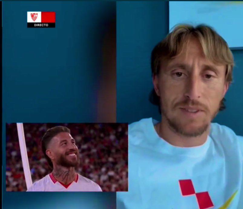 Así fue la emotiva presentación de Sergio Ramos con Sevilla: Sorpresivo mensaje de Modric, motivo de su llanto y Pilar Rubio deslumbra
