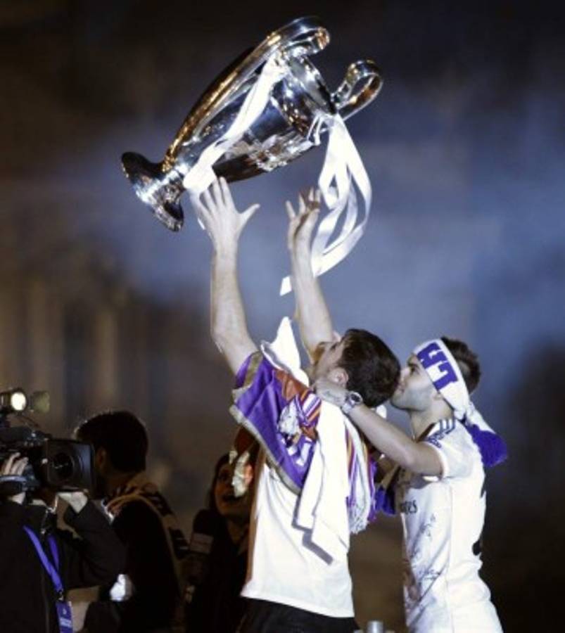 El Real Madrid celebra en la Cibeles