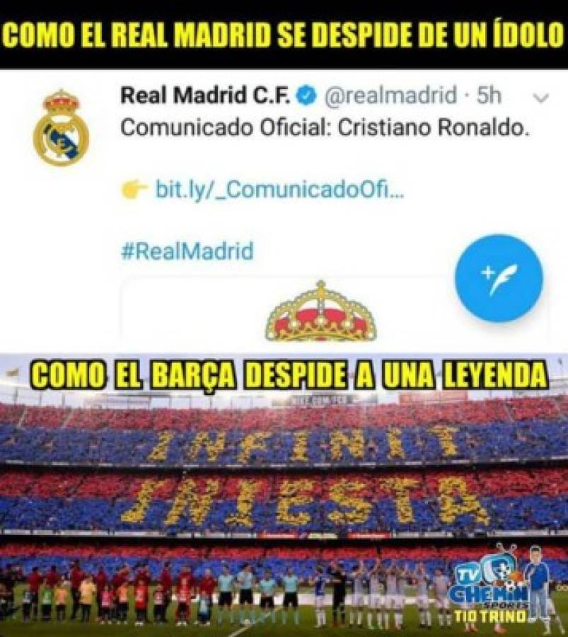 Los otros memes que no has visto de Cristiano Ronaldo y su adiós del Real Madrid