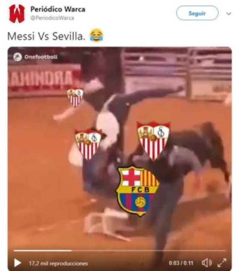 Los otros memes que 'descuartizan' a Pelé por el hattrick de Messi al Sevilla