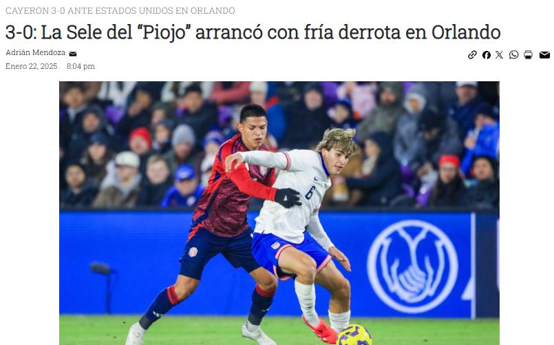 Miguel “Piojo” Herrera sufrió goleada en su debut ante USA: lo que dicen en Costa Rica y el único jugador que lo “enamoró”