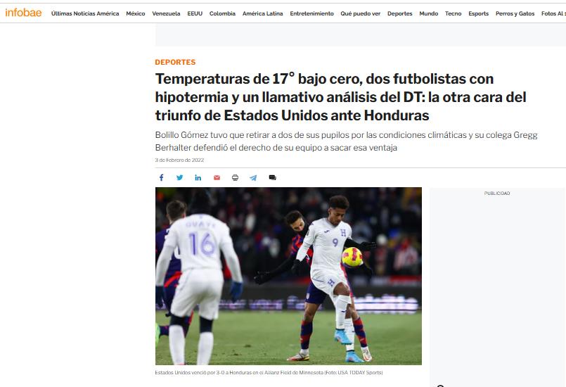 “Trampa mortal y escándalo”: Lo que amaneció diciendo la prensa mundial de la derrota de Honduras ante EUA
